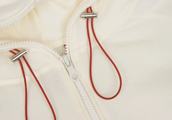 PINK HOUSE×DUVETICA Cotton Blend Brushed Double Zip Hoodie K-166327_005