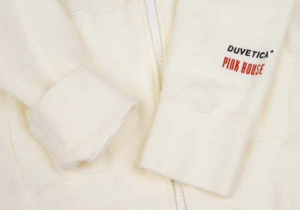 PINK HOUSE×DUVETICA Cotton Blend Brushed Double Zip Hoodie K-166327_008
