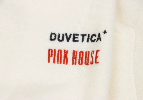 PINK HOUSE×DUVETICA Cotton Blend Brushed Double Zip Hoodie K-166327_009