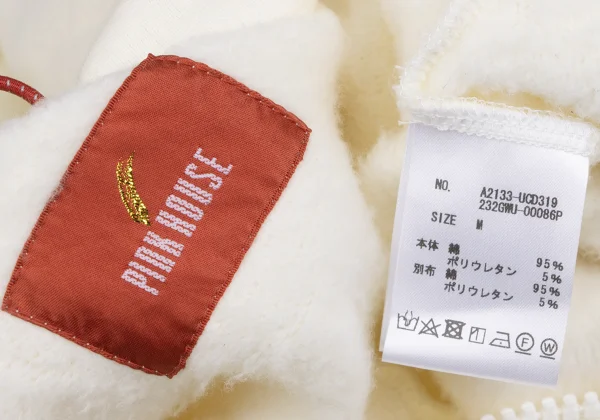 PINK HOUSE×DUVETICA Cotton Blend Brushed Double Zip Hoodie K-166327_018