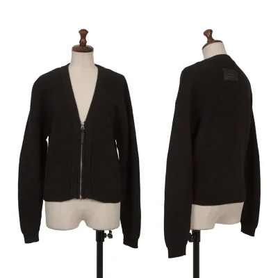 REPLAY Cashmere Blend Zip Knit Cardigan