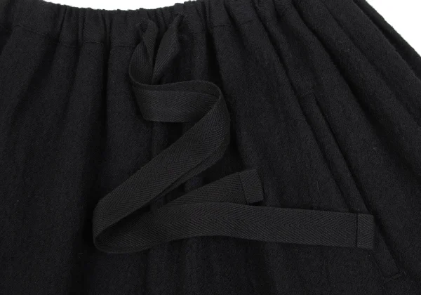 Y's Wool Drawstring Skirt K-166333_004