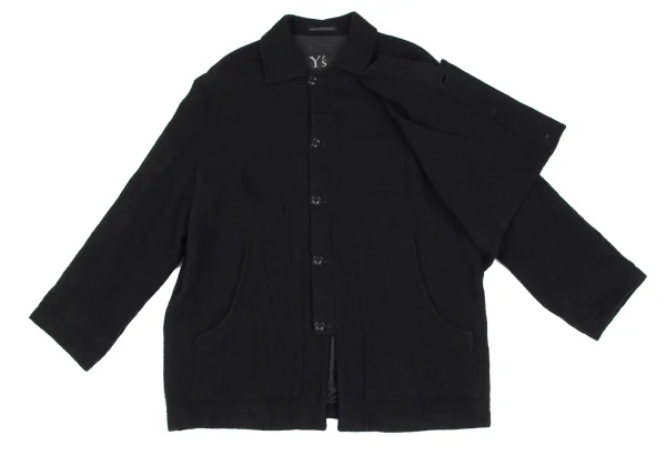 Y's Half Layered Wool Jacket K-166334_011