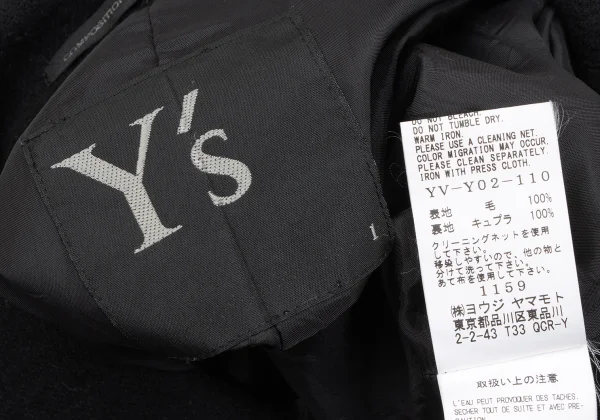 Y's Half Layered Wool Jacket K-166334_018