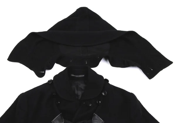 Y's Wool Blend Hood Detachable Duffle Coat K-166335_005