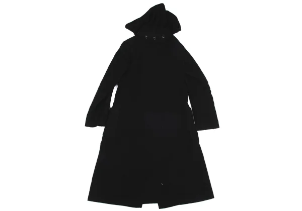 Y's Wool Blend Hood Detachable Duffle Coat K-166335_015