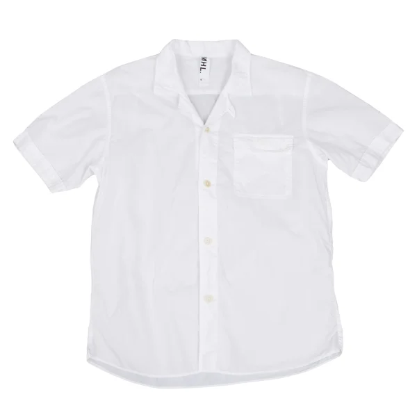 MHL Open Collar Cotton Shirt White M K-166336_001