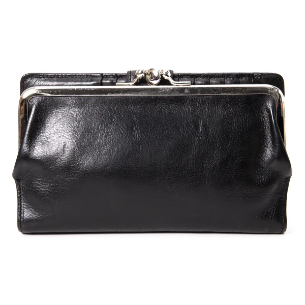 Y's Cow leather Wallet Black  K-166337_001