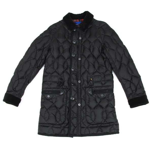 JUNYA WATANABE MAN×DUVETICA Checked Lining Quilted Down Jacket Black XS K-166340_001