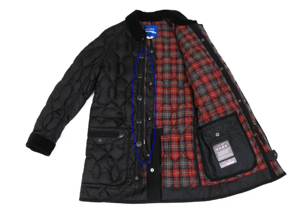 JUNYA WATANABE MAN×DUVETICA Checked Lining Quilted Down Jacket K-166340_010