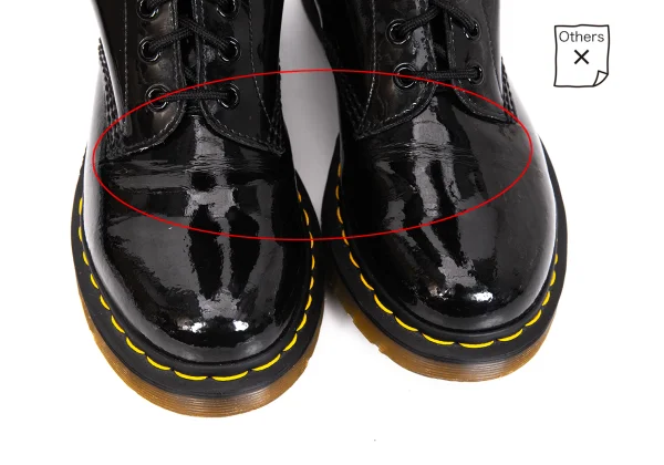 Dr.Martens 1B60 20 Hole Enamel Side Zip Long Boots K-166343_005