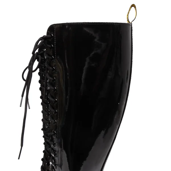 Dr.Martens 1B60 20 Hole Enamel Side Zip Long Boots K-166343_007