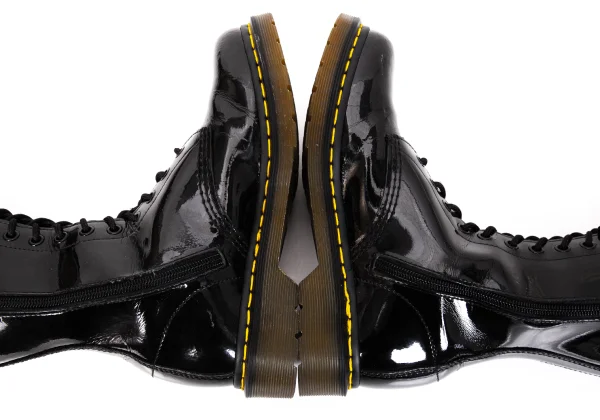Dr.Martens 1B60 20 Hole Enamel Side Zip Long Boots K-166343_011