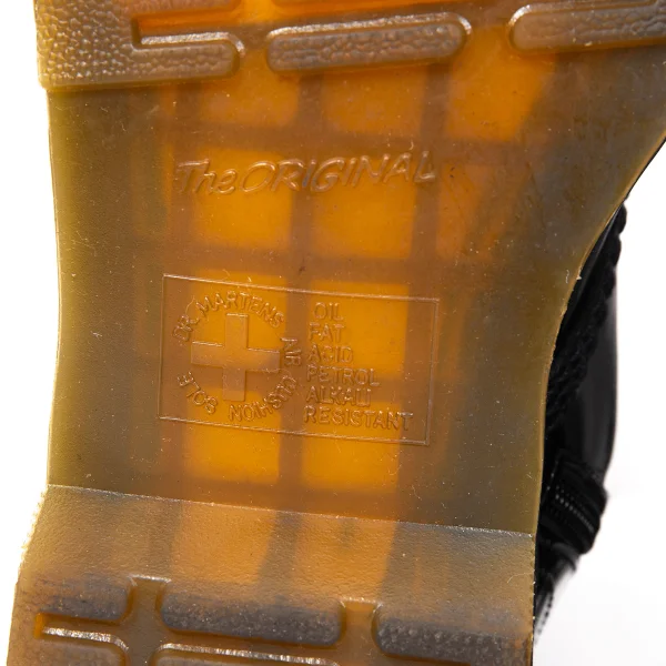 Dr.Martens 1B60 20 Hole Enamel Side Zip Long Boots K-166343_016