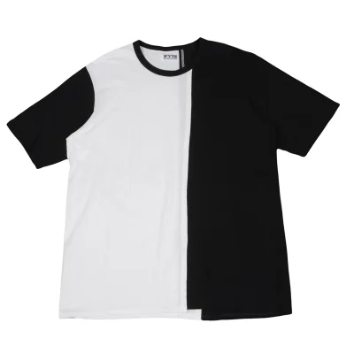 S'YTE Two-tone Switching Slit T-shirt