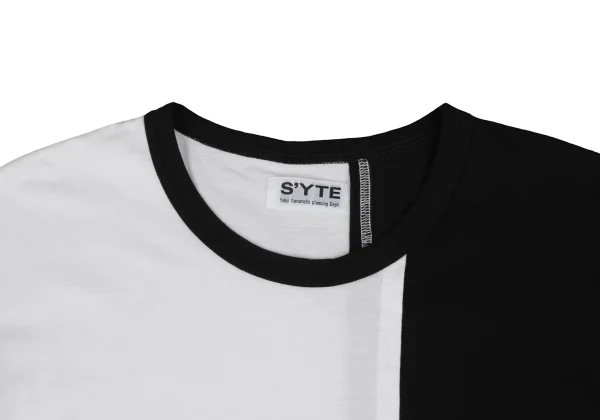 S'YTE Two-tone Switching Slit T-shirt K-166344_003