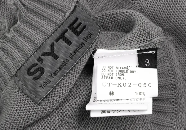 S'YTE Crush Cotton Short Sleeve Knit K-166346_013