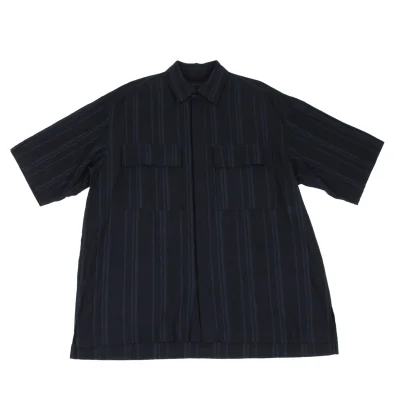 S'YTE Linen Cotton Striped Short Sleeve Shirt