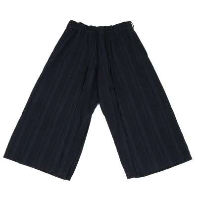S'YTE Linen Cotton Striped Wide Wrap Pants
