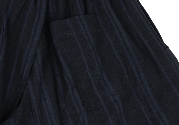 S'YTE Linen Cotton Striped Wide Wrap Pants K-166348_011