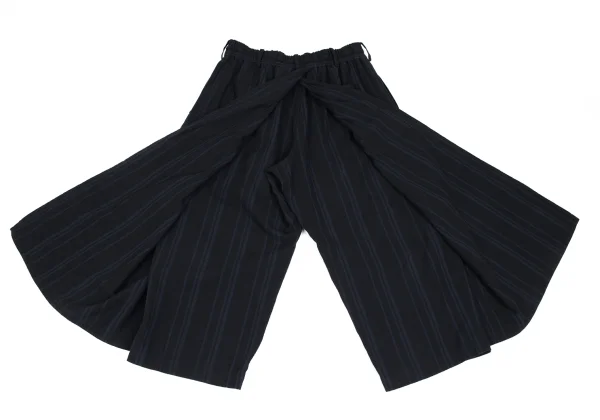 S'YTE Linen Cotton Striped Wide Wrap Pants K-166348_012