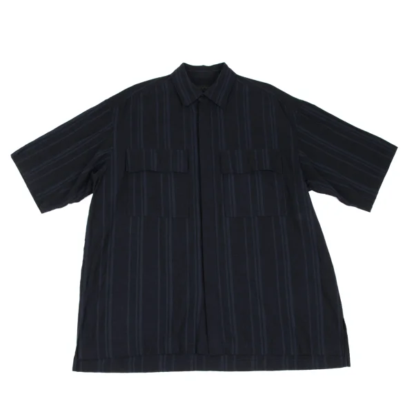 S'YTE Linen Cotton Striped Short Sleeve Shirt & Pants K-166349_002