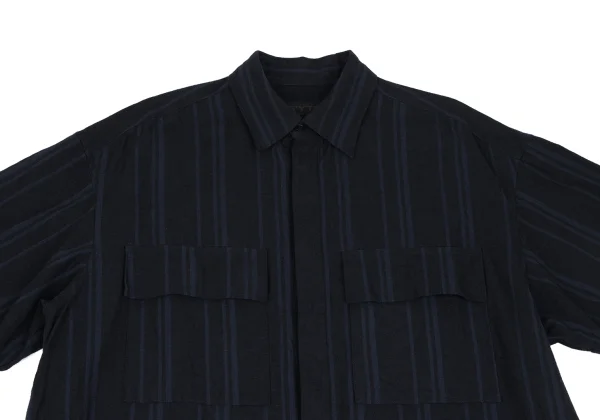 S'YTE Linen Cotton Striped Short Sleeve Shirt & Pants K-166349_003