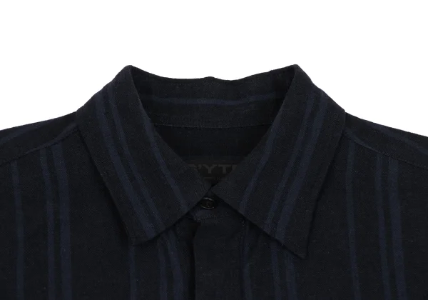 S'YTE Linen Cotton Striped Short Sleeve Shirt & Pants K-166349_004