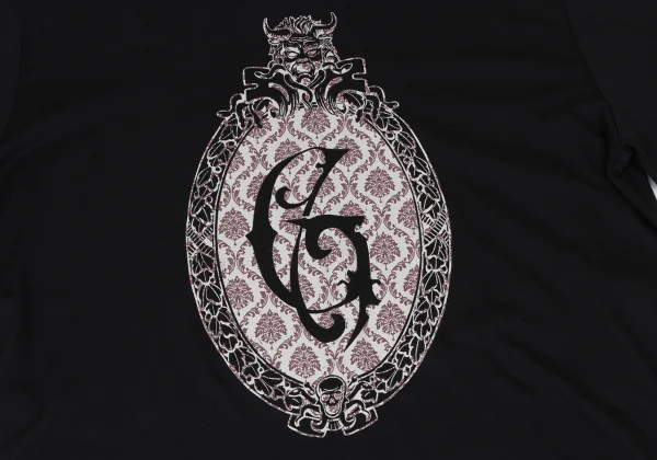 Ground Y×The Haunted Mansion Hem Zip Design Printed Top K-166351_004