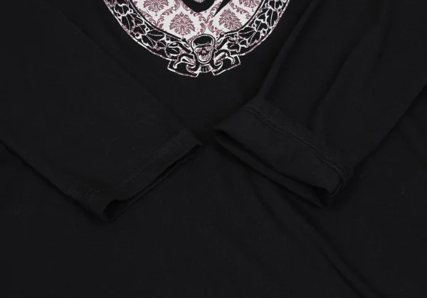 Ground Y×The Haunted Mansion Hem Zip Design Printed Top K-166351_006