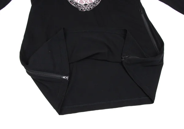 Ground Y×The Haunted Mansion Hem Zip Design Printed Top K-166351_010