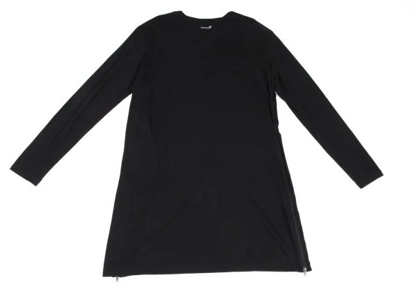 Ground Y×The Haunted Mansion Hem Zip Design Printed Top K-166351_012