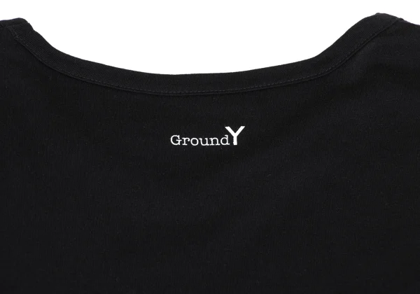 Ground Y×The Haunted Mansion Hem Zip Design Printed Top K-166351_013