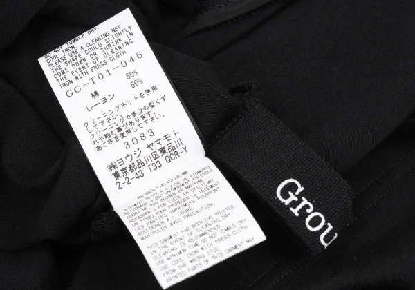 Ground Y×The Haunted Mansion Hem Zip Design Printed Top K-166351_016