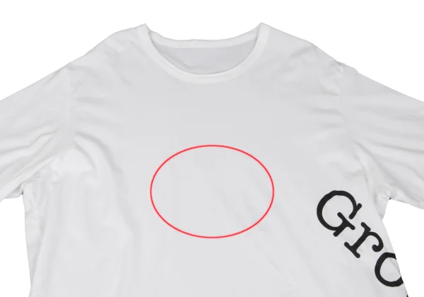 Ground Y Logo Printed Slit Loose Fit T Shirt K-166352_002