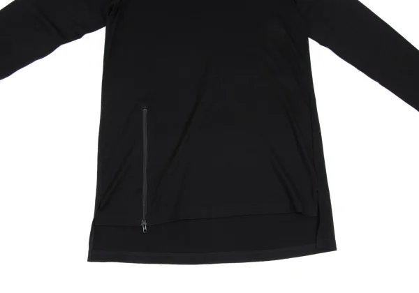 Ground Y Hem Zip Wool Turtleneck Top K-166353_007