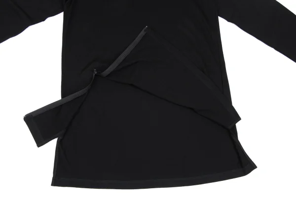 Ground Y Hem Zip Wool Turtleneck Top K-166353_009