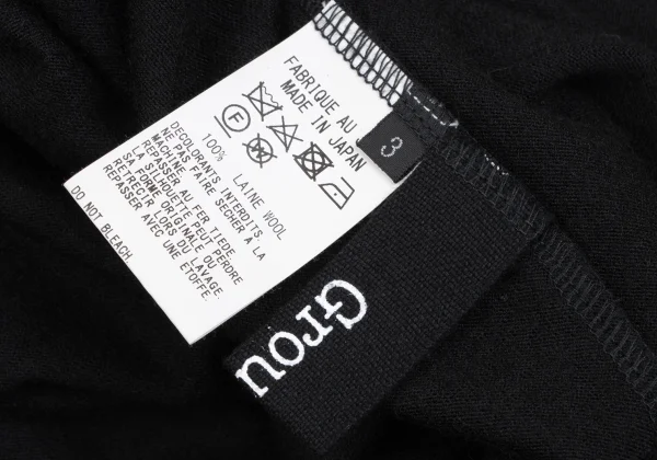 Ground Y Hem Zip Wool Turtleneck Top K-166353_012