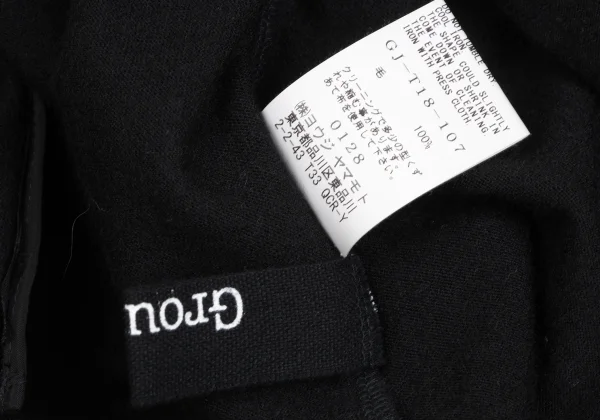 Ground Y Hem Zip Wool Turtleneck Top K-166353_013