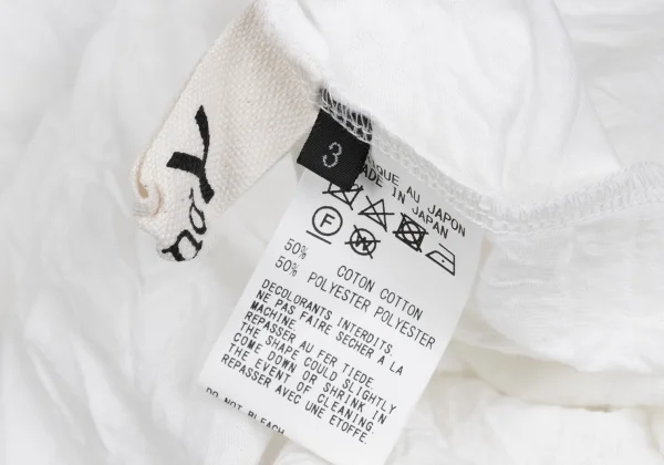 Ground Y Cotton Poly Wrinkle Turtle Neck Long T Shirt K-166354_014