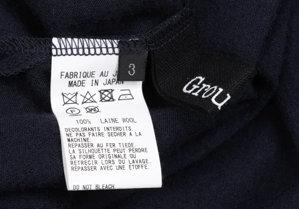 Ground Y Twisted Design Wool Knit Shirt K-166355_011