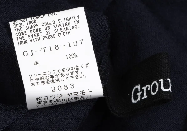 Ground Y Twisted Design Wool Knit Shirt K-166355_012