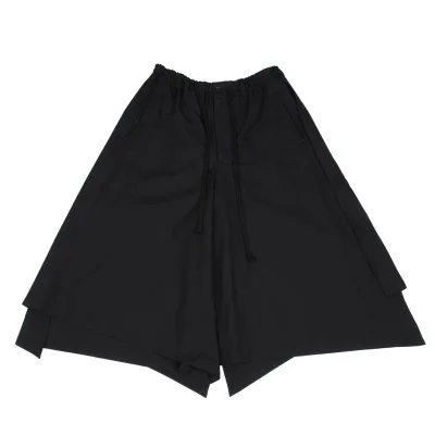 Ground Y Wool Poly Gabardine Layered Skirt Pants