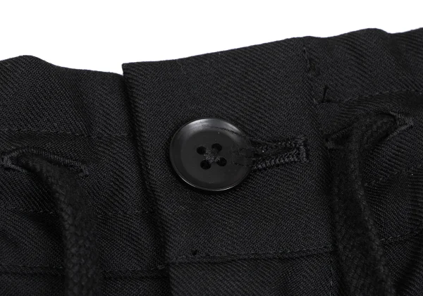 Ground Y Wool Poly Gabardine Layered Skirt Pants K-166356_005