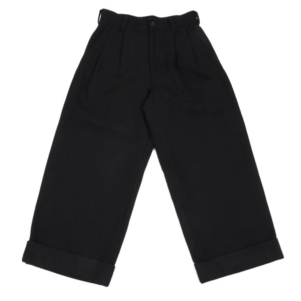 Ground Y Wool Mossa Double Pants Black 1 K-166358_001