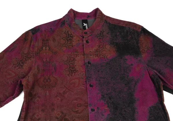 Ground Y Psychedelic Print Corduroy Long Shirt K-166359_003