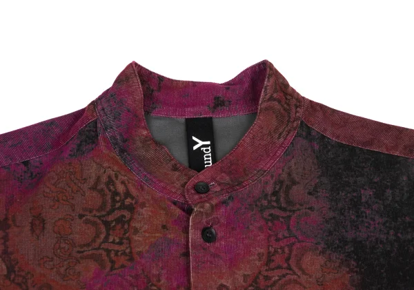 Ground Y Psychedelic Print Corduroy Long Shirt K-166359_004