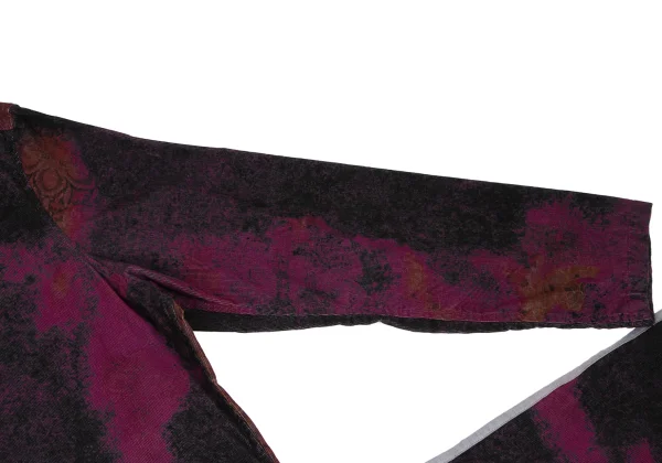 Ground Y Psychedelic Print Corduroy Long Shirt K-166359_005