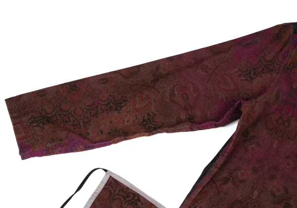 Ground Y Psychedelic Print Corduroy Long Shirt K-166359_006