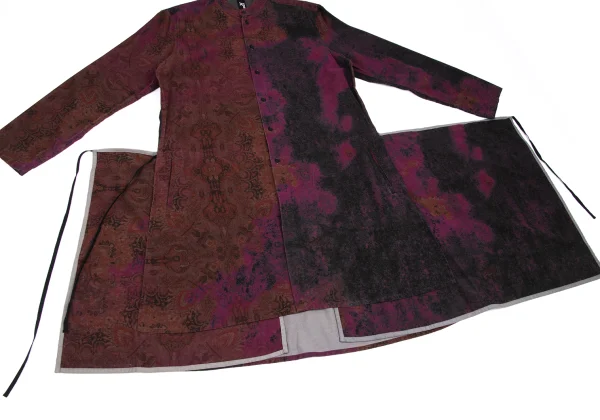 Ground Y Psychedelic Print Corduroy Long Shirt K-166359_008